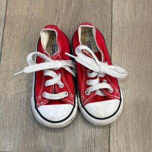Toddler red converse